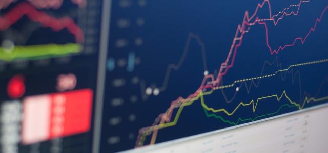 close-up photo of monitor displaying graph by Nicholas Cappello courtesy of Unsplash.